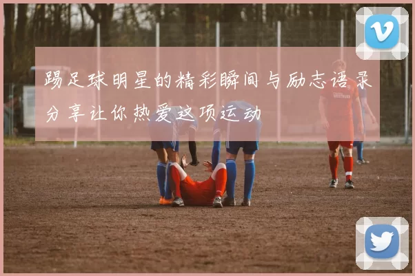 踢足球明星的精彩瞬间与励志语录分享让你热爱这项运动