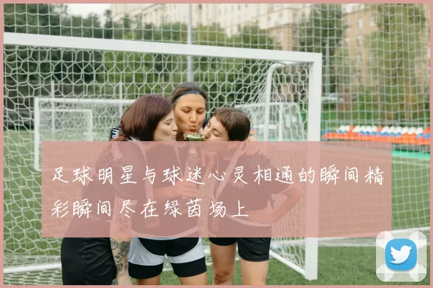 足球明星与球迷心灵相通的瞬间精彩瞬间尽在绿茵场上