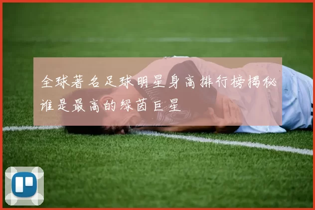 全球著名足球明星身高排行榜揭秘谁是最高的绿茵巨星